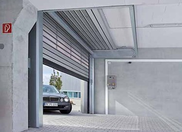 low headroom roller spiral door